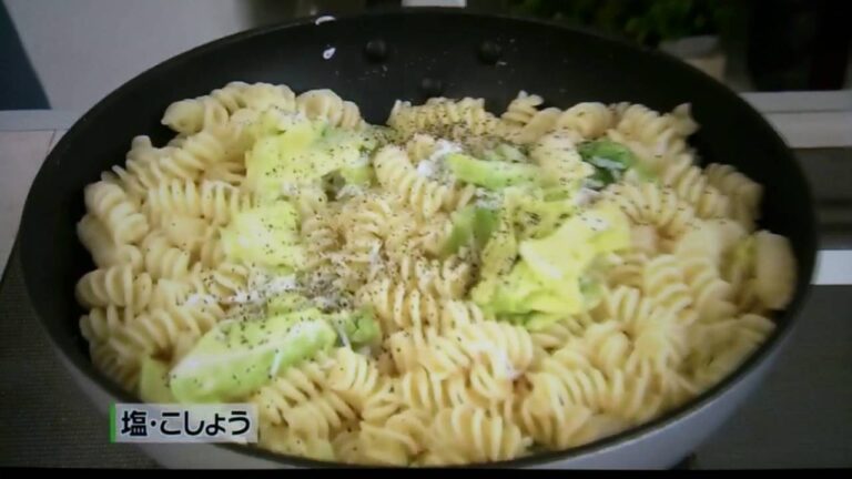 もこみち流 しらすとキャベツのパスタ