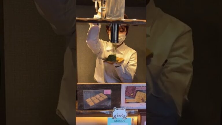 栗りん(くりん)の抹茶団子。栗だんご最高！Kurin Matcha Dango #shorts