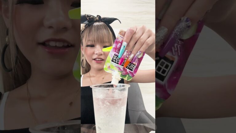 TikTokで話題のジュースを作ってみた💛#shorts #小学生ギャル #コギャル【KOGYARU専属モデル】