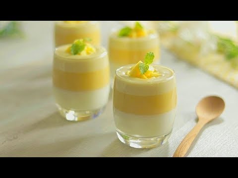 簡単【マンゴーココナッツプリン】の作り方・手作りココナッツシロップも/Mango Coconuts Pudding/& kitchen - アンドキッチン