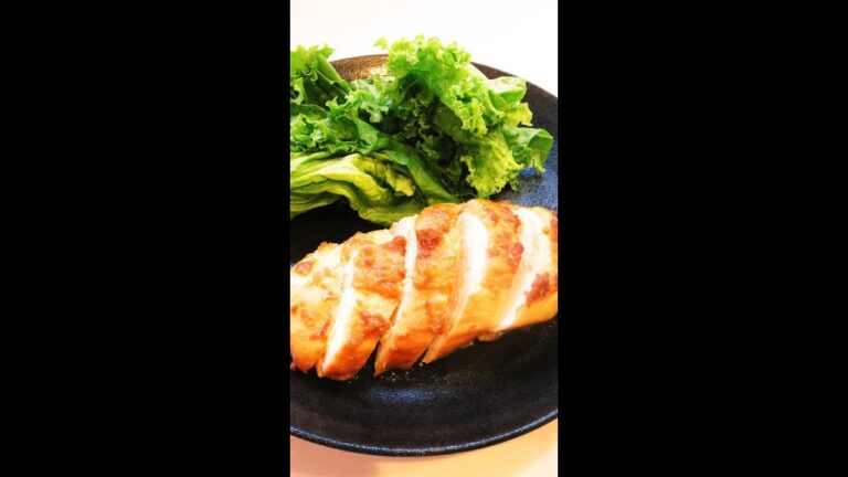 【レシピ動画】鶏むね肉でもジューシー♪漬けて焼くだけ！簡単ピーナッツグリルチキン★ #Shorts