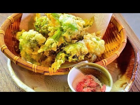 サクッとほろにが春の味覚(ふきのとうの天ぷら作り方) ふきのとうの日 #short #shorts