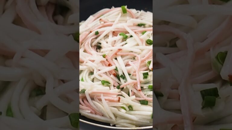 お手軽！せん切り大根で作るだいこん餅の作り方【ミツカン公式】