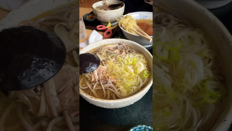 山形最強の冷たい肉そば