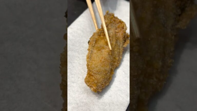 牡蠣のおかき揚げ　#shorts