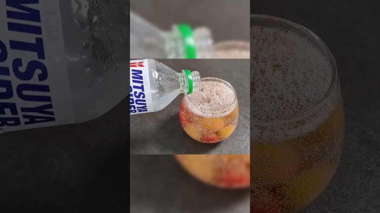 トマトの砂糖漬け､サイダー割り