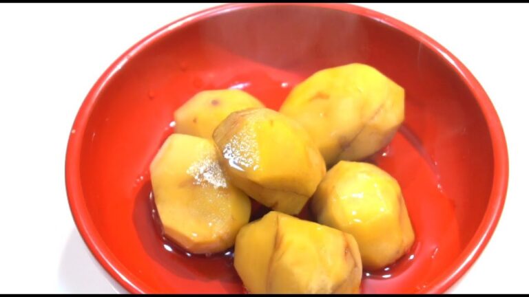お正月の準備！栗の甘露煮　日本語バージョン！