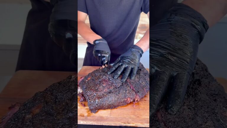 【BBQ】ブリスケット #cooking #cookingbbq #tasty #food #ハンバーガー #bbq #burger #smoked #outdoorcooking