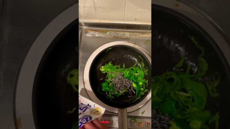 今日のあて #ピーこん #ピーマン #塩昆布 #塩こん部長