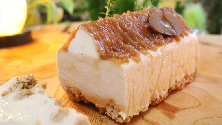 天使の栗のムースの作り方・レシピ【黄金比率でお店の口溶け】マロンムースケーキ How to make chestnut mousse of angel｜Coris cooking