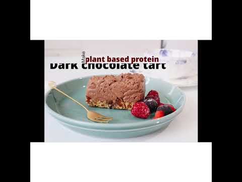 オーブン不要！プロテインと豆腐で作るチョコレートタルト