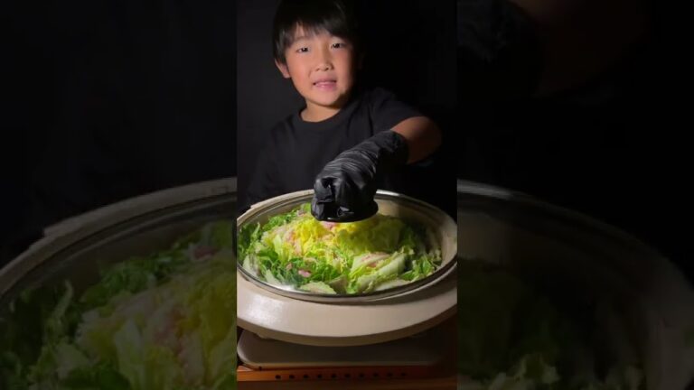 豚と白菜のミルフィーユ鍋がうますぎ！みんなもやってみて！