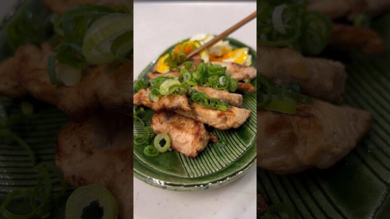 玉ねぎの甘味と醤油の味わいが最高な鶏むね肉のシャリアピンステーキ！#shorts #short #無印良品