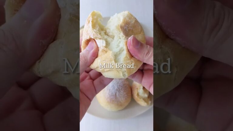 【簡単パン作り】ミルクパン /Milk Bread #shorts