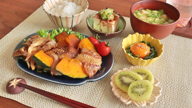 作り置きなし！20分で一汁三菜晩ごはん