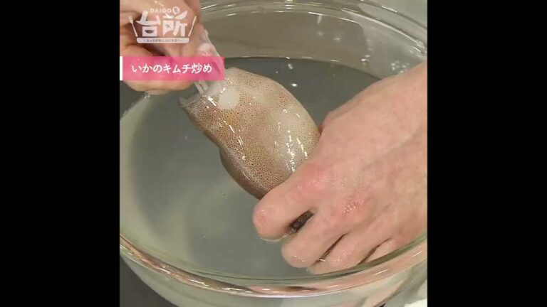 【DAIGOも台所】いかのキムチ炒め｜おつまみにも◎