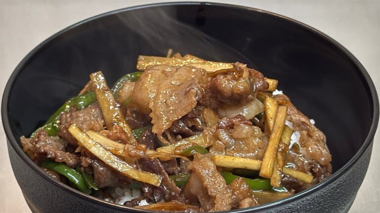 【簡単中華🍚】ごぼう入り牛肉のオイスター炒め🥢ご飯が止まらない！