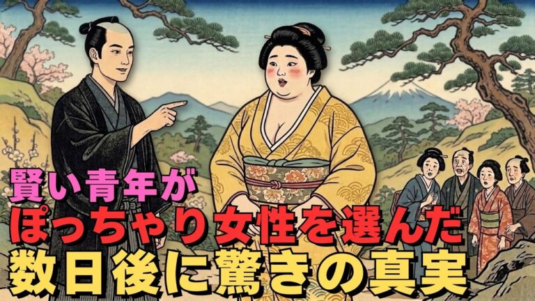 賢い青年がぽっちゃり女性を選んだ、数日後に驚くべき真実が明らかに…｜野談｜昔話｜いきさつ｜笑い話 | 戦国時代