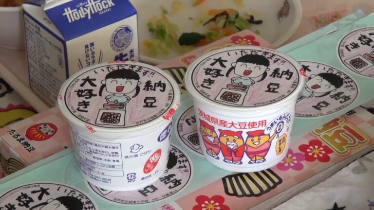 児童デザインの納豆パックが給食で配布【いばキラニュース】H30.2.2