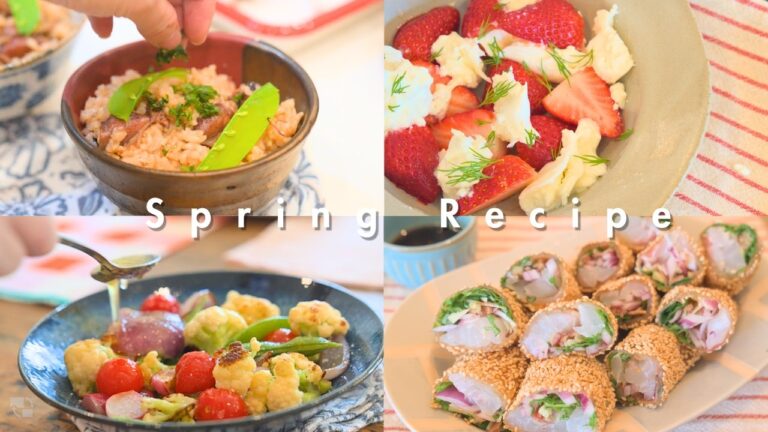 Japanese Mom’s Spring Cooking | 9 Delicious Spring Recipes with Seasonal Ingredients