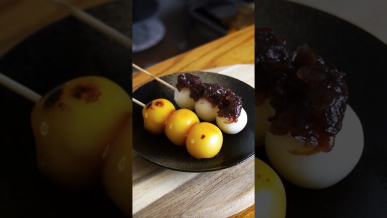 材料2つ！レンジで米粉だんご作り方！#簡単レシピ