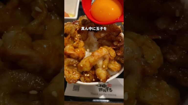 ホルモンが美味すぎた#グルメ #焼肉 #ホルモン #飯テロ #shorts
