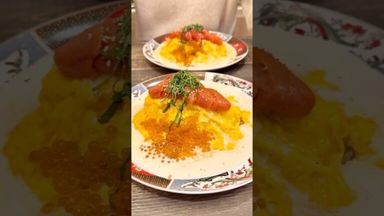 【至高のいくら明太チーズオムライス🍳 】 #オムライス #名古屋グルメ #japanesefood