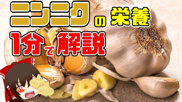 【ゆっくり解説】忙しい人のための『ニンニク』の栄養を1分で解説 #shorts