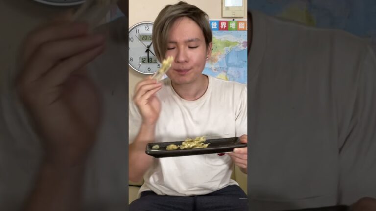 生ワサビを天ぷらにするぞい(΄◉◞౪◟◉｀) #Shorts　PDS