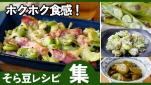 【旬を楽しむ】そら豆レシピ集|簡単おつまみ・副菜・大量消費にも! 【旬を楽しむ】そら豆レシピ集|簡単おつまみ・副菜・大量消費にも!