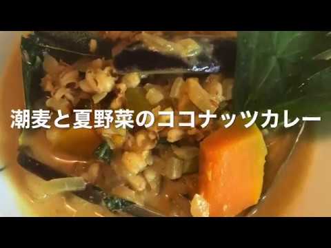Vo.10潮麦と夏野菜のココナッツカレー