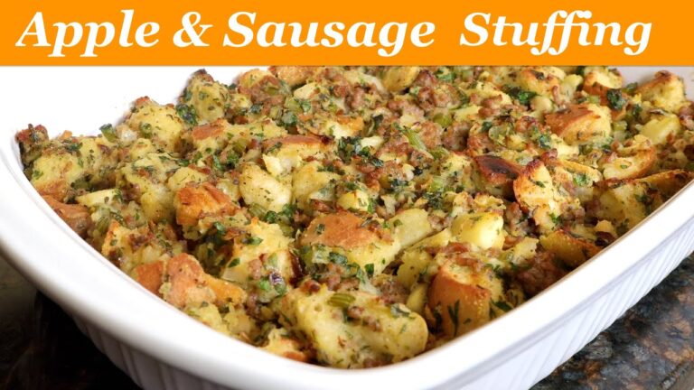 ソーセージとリンゴのスタッフィングのレシピ
