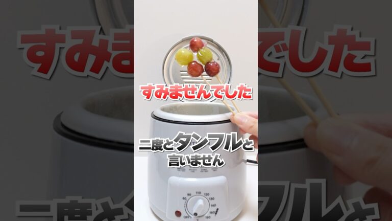 ごめんなさい！悪いのは私でした！タンフル(フルーツ飴)が作れる超ハイテクマシーン #Shorts #お菓子 #DIY Tanghulu 탕후루