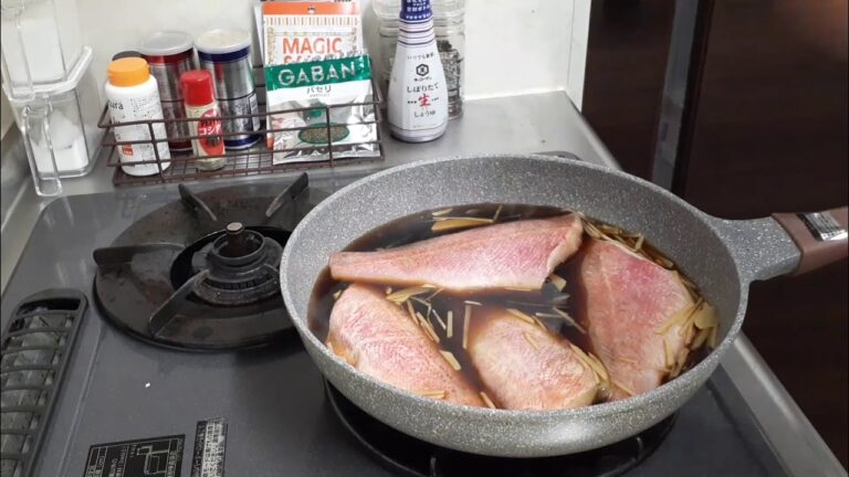 Boiled fish　赤魚の煮付け