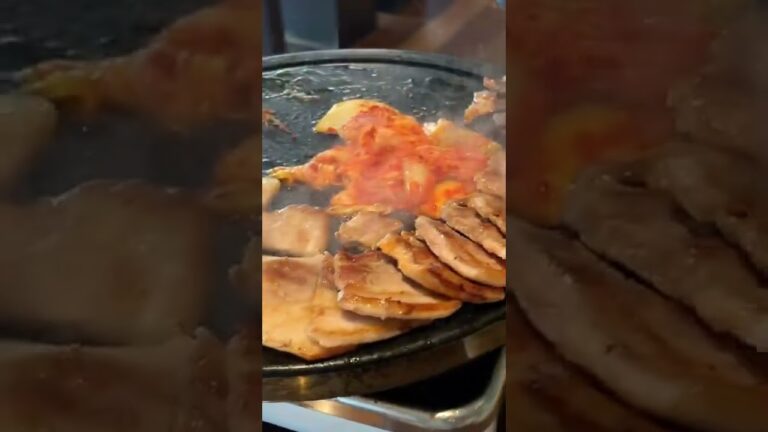 肉 韓国料理 サムギョプサル 池袋 料理 Vlog #shorts