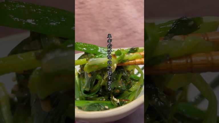 ネギだけなのに旨すぎて涙が止まらない　#shorts #レシピ