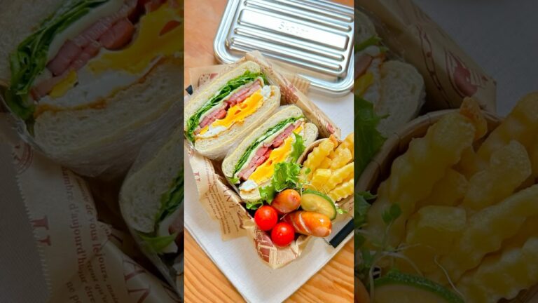 #マフィンサンド #パン弁当 #女子高生のお弁当  #lunch #lunchbox #お弁当 #お弁当作り