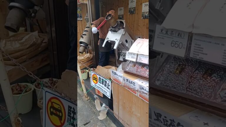 嵐山　焼き栗2023.11.12