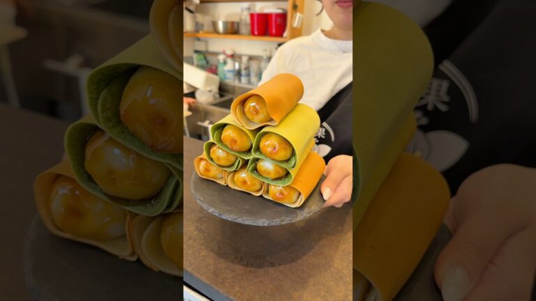 新大阪名物！モチモチ団子巻き🍡 #japanesefood