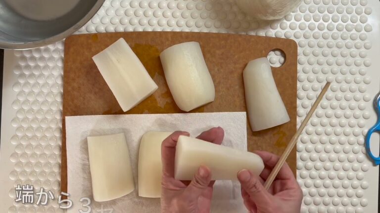 家庭で作る寒干し大根