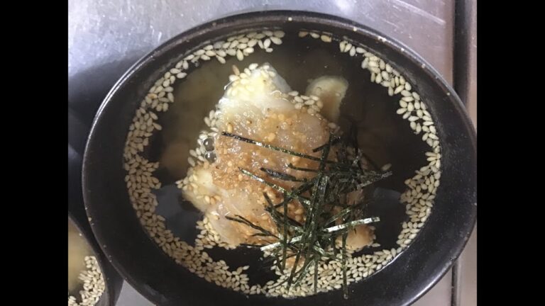簡単鯛茶漬けの作り方