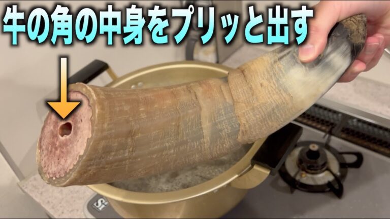 プロのシェフが教える牛の角の中身をプリっと出して食べる技がすげぇ　ww  #shorts