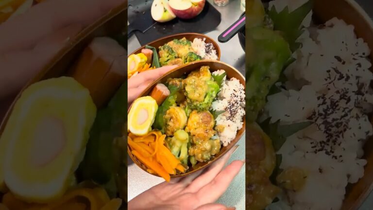 えびとブロッコリーのオイマヨ炒め🥦 #shorts #bento #lunchbox #お弁当 #お弁当記録