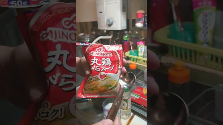 もやしスープ。味噌汁に見えるけど、違うんだな〜。