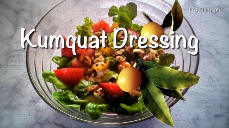 Kumquat dressing        金柑ドレッシング