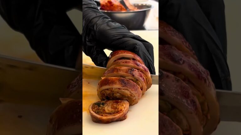 SNSで大反響のイカキムチ🦑イカキムチはこうして作られていた！！ #キムチ #キムチレシピ #food