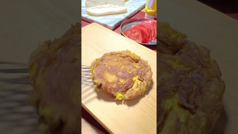 麗しのトマト玉子焼きサンド【ASMR】 #shorts