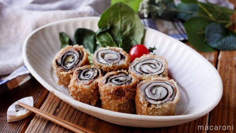 【海苔チーズの豚バラくるくるミルフィーユカツ】ボリュームアップ！お弁当にも♪｜macaroni（マカロニ）