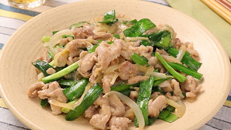 ご飯が進む☆豚肉スタミナ味噌炒め