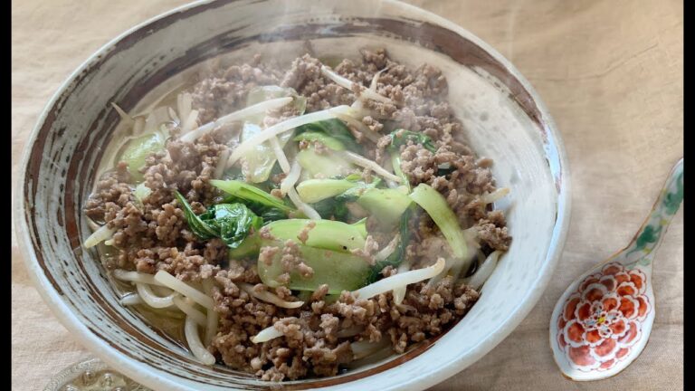 担々麺🍜【栗原はるみレシピ】きょうの料理　大根を干す